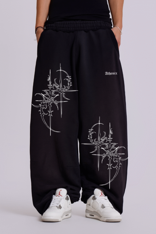 Raudra Unisex Straight Fit Baggy Pants